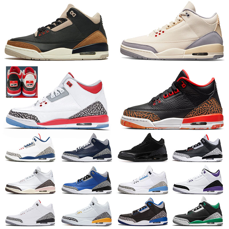 

Designer Brand Jumpman III Mens Womens Basketball Shoes Muslin Shady White Cement Black Cat Desert Elephant Kumquat UNC Sports Sneakers Trainers Size 13, 36-47 kumquat