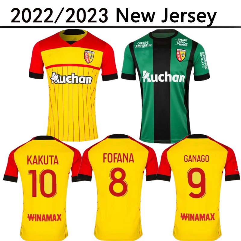 

2022 RC Lens home away maillot soccer jerseys 22 23 KAKUTA OPENDA 27 GANAGO SOTOCA FOFANA GRADIT FORTES Football Shirts 2023 home BUKSA CABOT BANZA POREBA 13