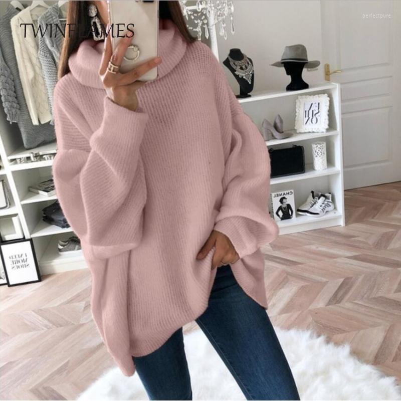 

Women' Sweaters Korean Version Fashion Winter Sweater Women Jumpers Turtleneck Fall 2022 Oversized Long Sleeve Loose Casual Pullovers Pink, Black