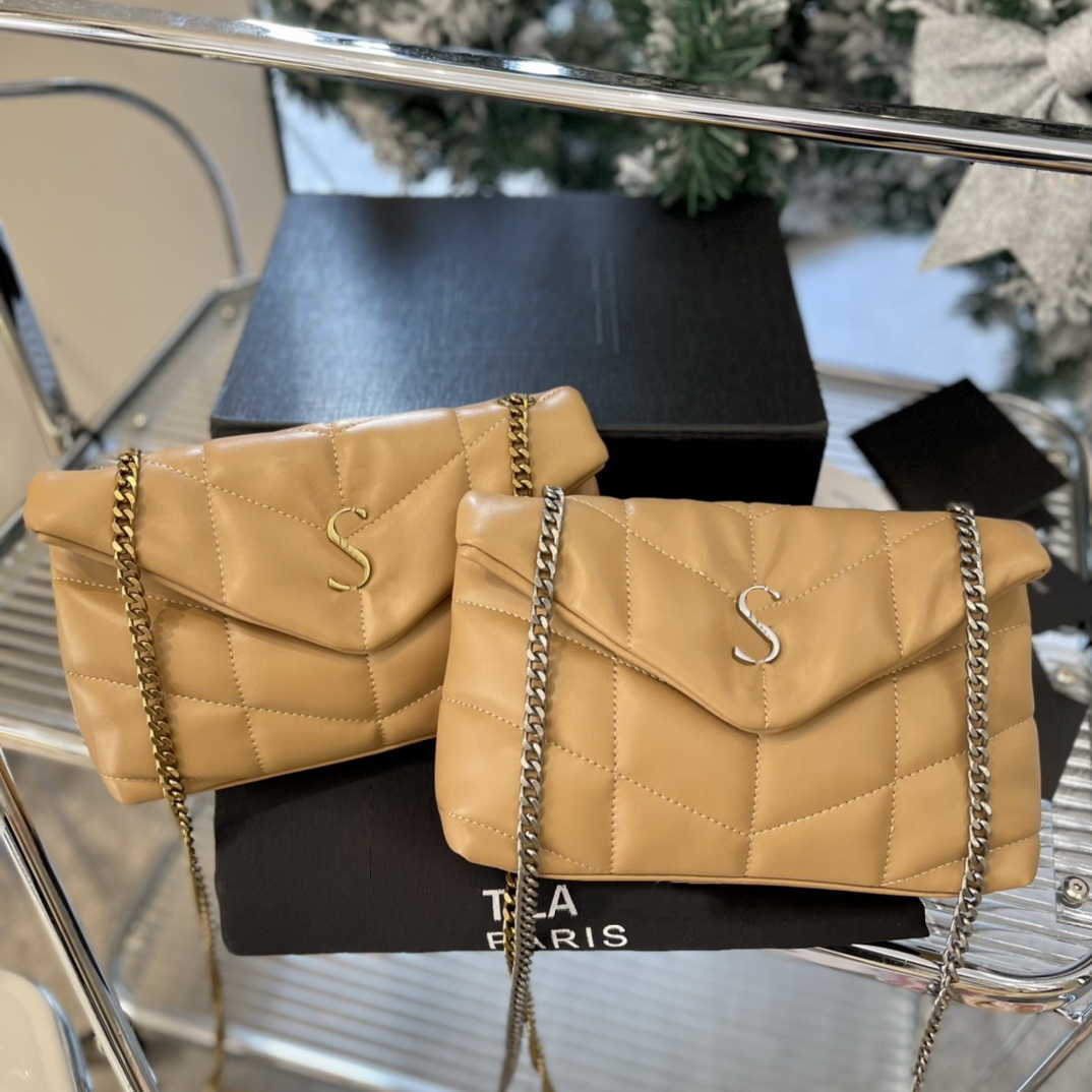 

Soft Sheepskin Women Shoulder Crossbody Bag Designer Luxury Handbags Classic Envelope Messenger Bags Lady Flap Purses Chain Clutch Wallets, Bubble paper package