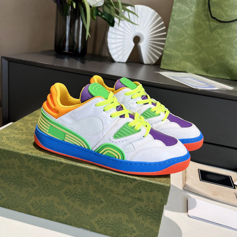 

Designers Lop Top Basket Sneaker Sporty Shoes For Men Women Canvas Leather 90s Basketball Trainer Interlocking Letter Multicolor Black White Purple