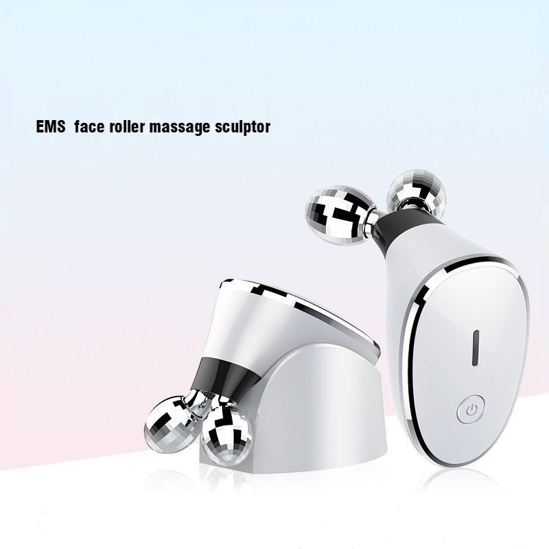 

sonic facial galvanic roller ems face homeuse skin tightening machine microcurrent V line Face lifting device