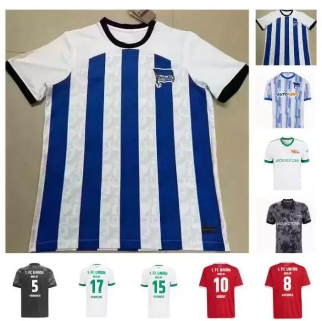 

2021 2022 2023 Hertha Berlin BSC Soccer Jersey KHEDIRA PIATEK 21 22 23 CUNHA Football Shirt DILROSUN LUKEBAKIO GRUJIC DARIDA FuBball Triko
