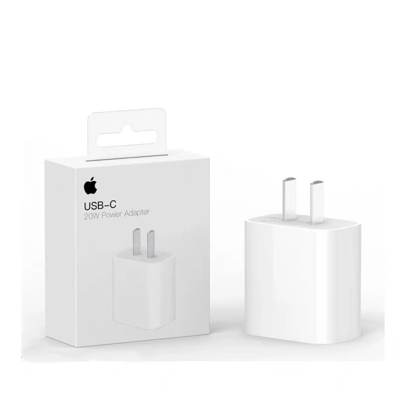 

Apple 20W PD Fast Safety Charger for iPhone 13 12 11 EU/US Plug USB-C Type-C Power Adapter Quick Chargers with Retail Box Green Sticker FEDEX UPS