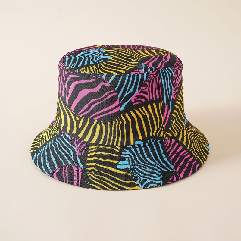 

Berets Bucket Hat Spring Summer Beach Tropical Style Banana Leaf Floral Print Women Sun HatBerets