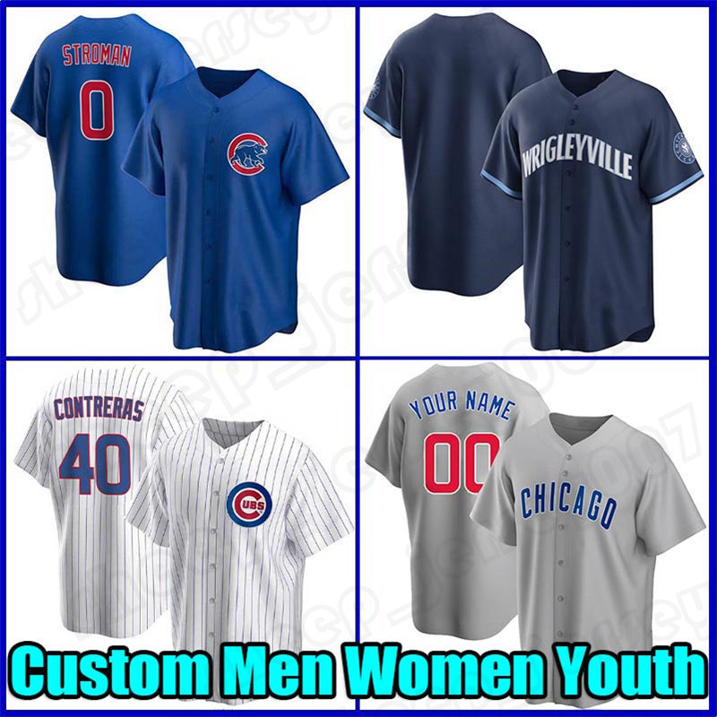 

Ernie Banks Ryne Sandberg Marcus Stroman Baseball Cubs''Jersey Kyle Hendricks Ian Happ Willson Contreras Seiya Suzuki Nick Madrigal Rafael Ortega David Bote, Women custom(xiaoxiong)