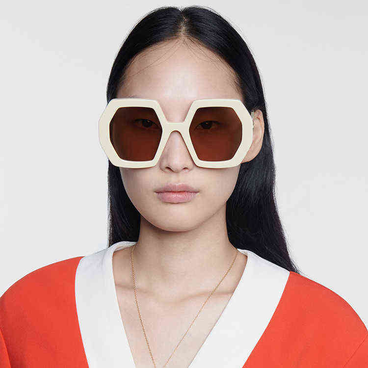 

Sun glass new fashion personality multilateral fashion women's sunglasses