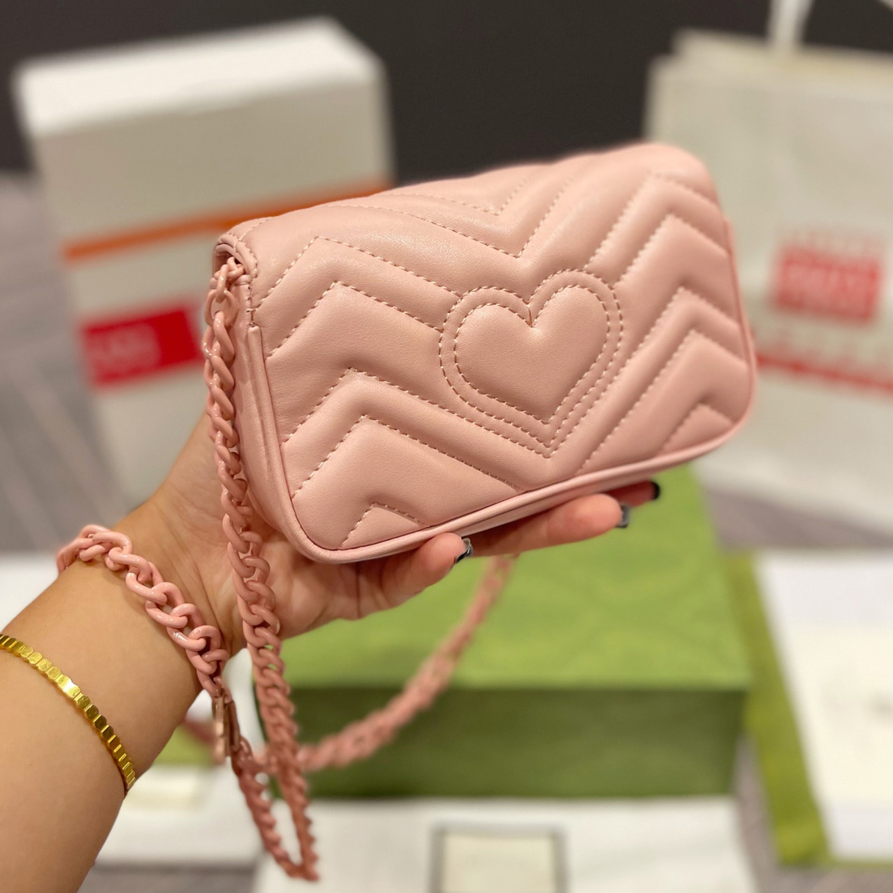 

chain bag Luxury Designer Brand Fashion Bags Shoulder Handbags Women letter purse phone Commercial bag cross body wallet vintage, No bags