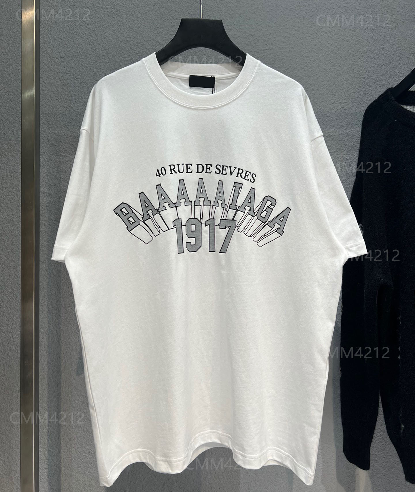 

New AOP jacquard letter knitted sweater in autumn / winter 2023acquard knitting machine e Custom jnlarged detail crew neck cotton 6wg3at, White