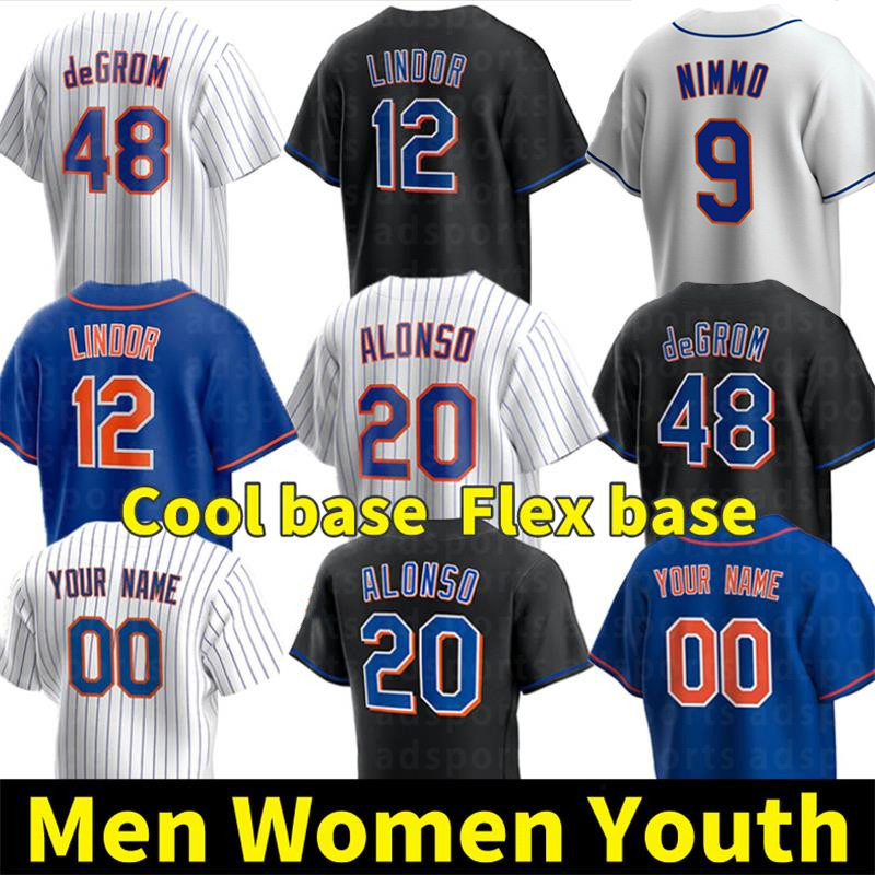 

21 Max Scherzer New 12 Francisco Lindor York Baseball Jersey Mets 20 Pete Alonso 48 Jacob deGrom 9 Brandon Nimmo 10 Eduardo Escobar 31 Mike Piazza Tom Seaver Jerseys Men, Men color 1