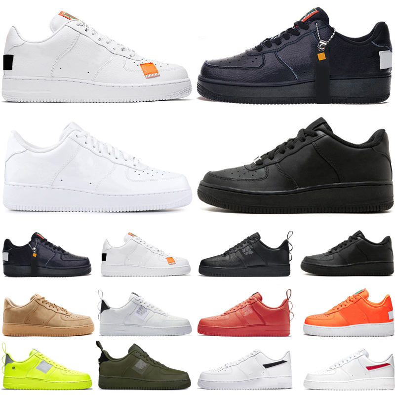 

OG 1 low mens women Casual Shoes Airforce 1 platform shoes Triple white black Just Orange Volt Designer skateboard Sneakers outdoor Trainers Sports Sneaker, Pay for box