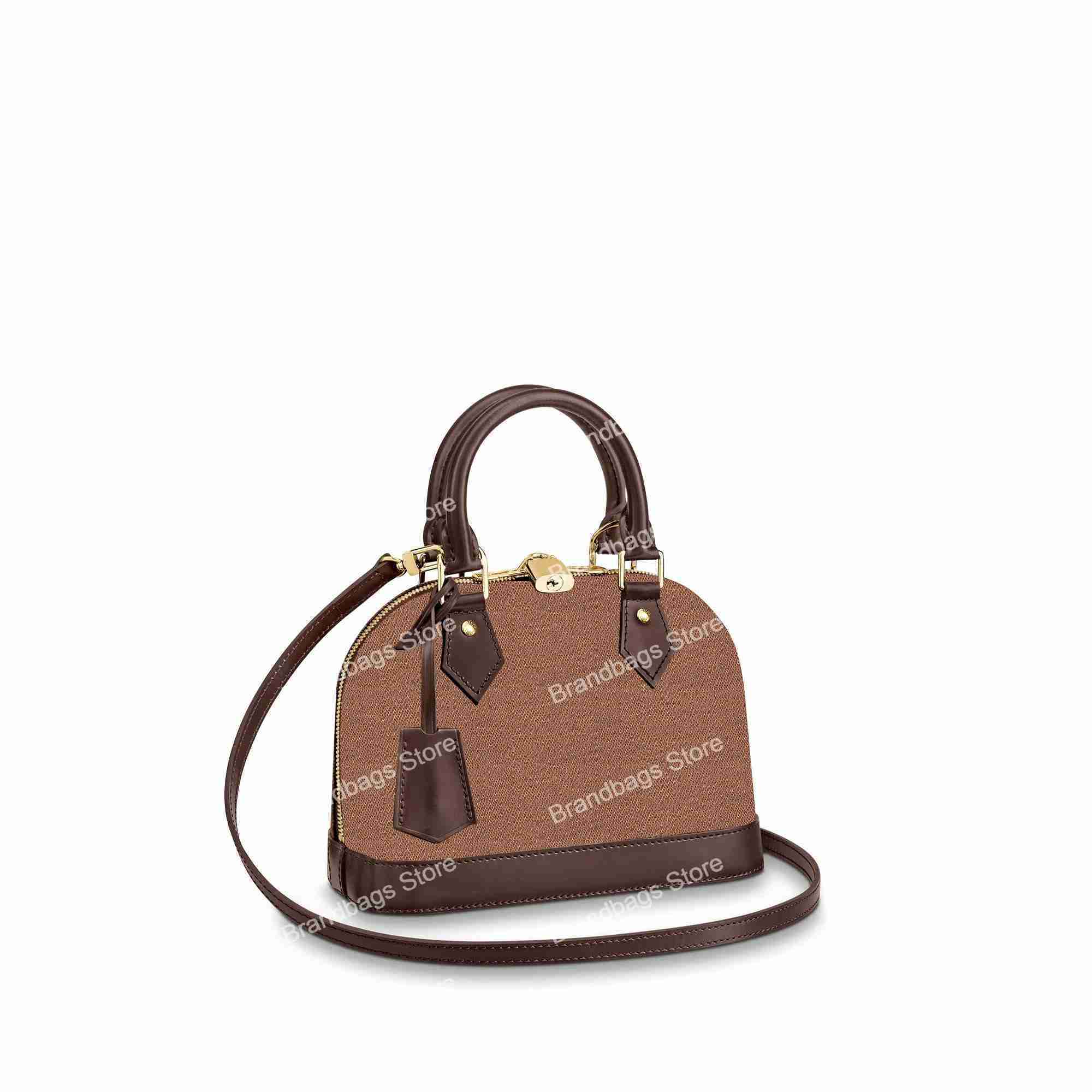 

Alma BB Shell Bag Lady Shoulder Bags Designer Luxury Top Quality Cross body Crossbody bags Fashion Women Chain Messenger Leather Handbags, Fn01 23.5 x 17.5 x 11.5 cm
