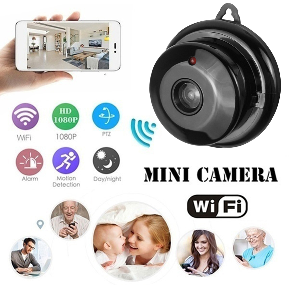 Mini caméra IP WiFi sans fil 1080P HD Version nocturne caméscope de sécurité vidéo vocale caméra de Surveillance pour bureau à domicile