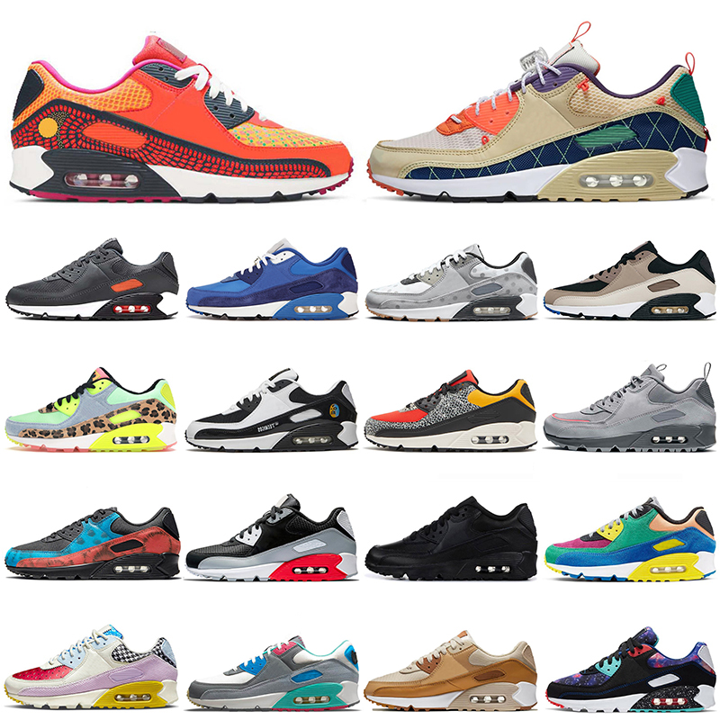 

2022 Men Women Sports 90s SIZE US 12 Running Shoes Airmac Total Orange Bacon Trail Team Gold Leather Mesh Triple Black ALL Worldwide White Infrared Trainers Sneakers, A41 36-40 stone