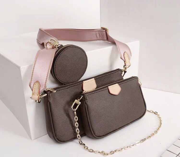 

New crossbody bag handbags designer messenger bag women Shoulder Bags three piece set classic leather lady package purse cross body handbag, Extra shipping(not for sale)