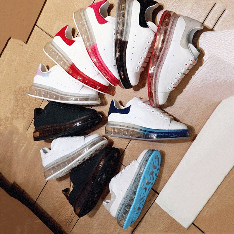 Top Quality Mens Womens Suede Velvet Leather Casual Outdoor Running Shoes Classic alexander Sneakers flats platform oversized mcqueen mcqueens sn