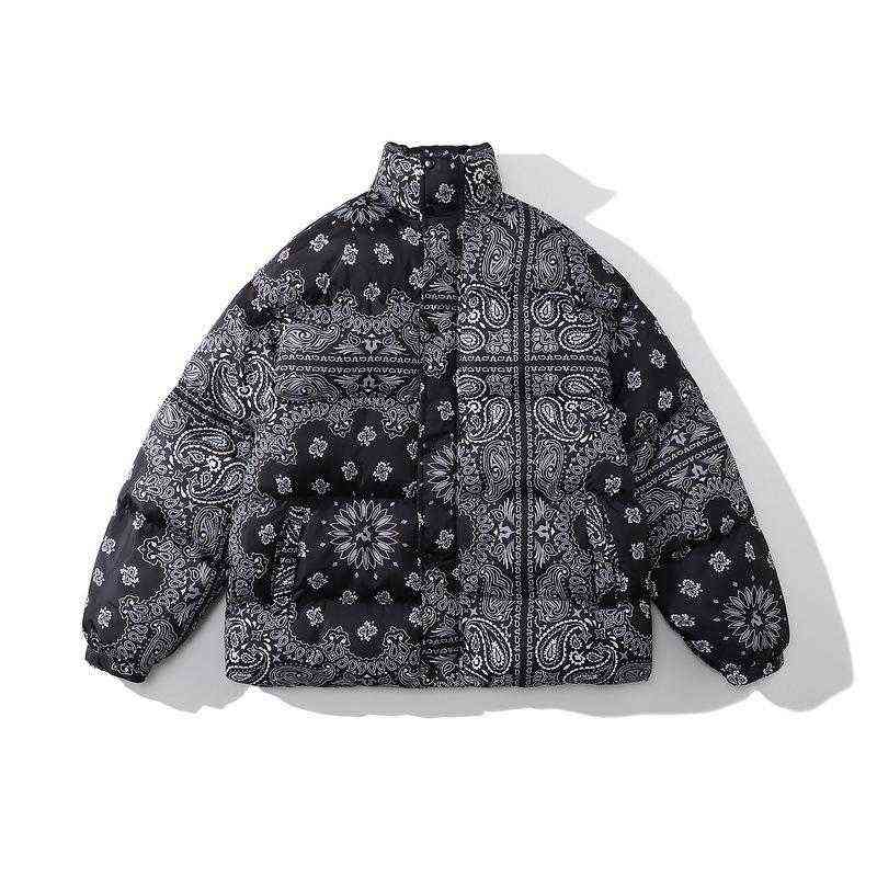 

Down Parkas Men's Arrival 2022 Luxury Men West CRIPS Bloods Cashew PUFFER Coats Jackets / Cotton Warm Winter #A403 T220809