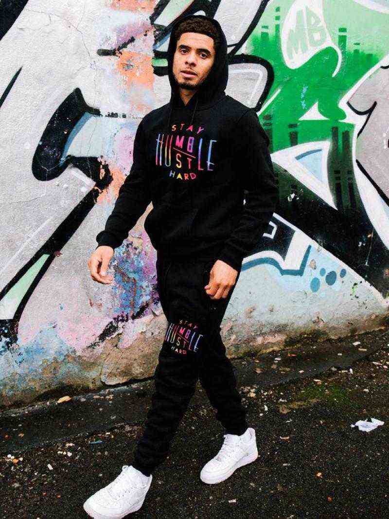 

Tracksuits Men's Men's Fashion Street Autumn And Winter Sweater Pullover AGAIN Printing Suit Casual Sports SuitMen's T220809, Photo color5