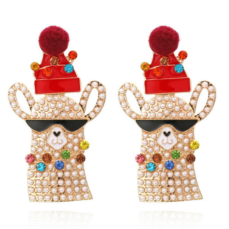 

Dangle & Chandelier Creative Cartoon Character Earring For Woman 2022 Christmas Halloween Jewelry AccessoriesDangle