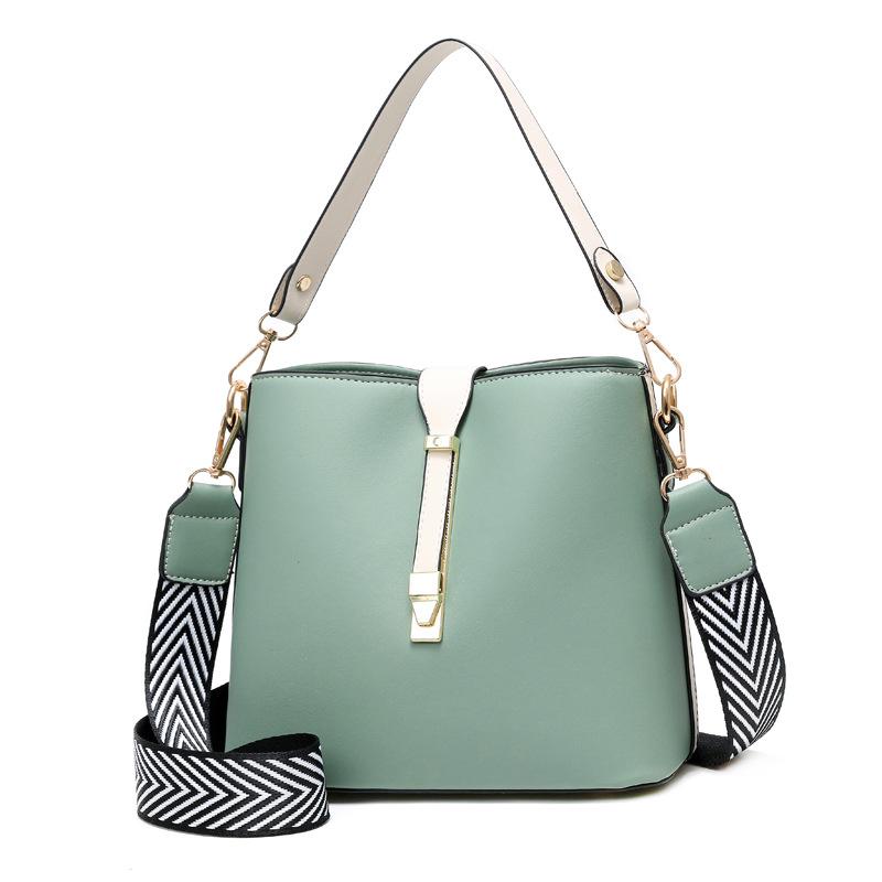 

Evening Bags 2022 Summer Bag Western Style Messenger Fashion Large-capacity Ladies Bucket Casual PU Leather Shoulder, Beige