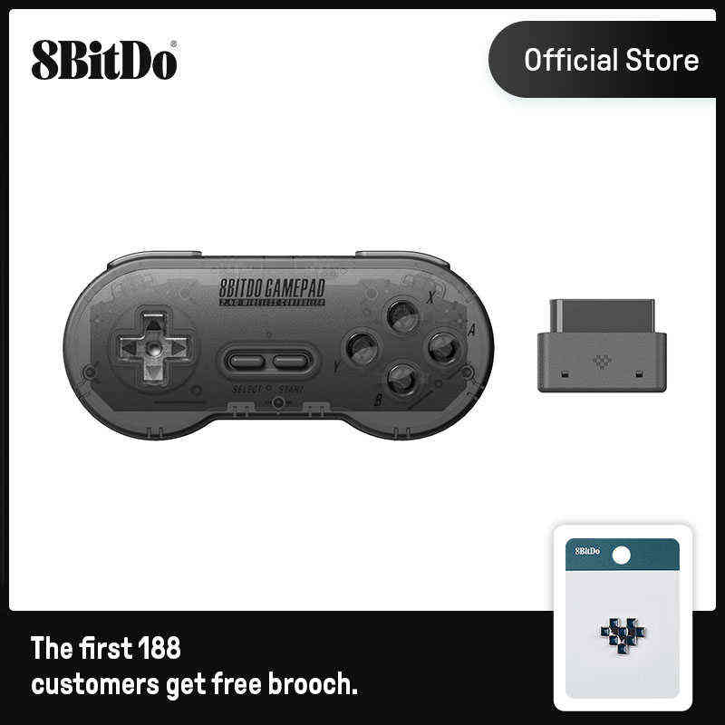 

8BitDo SN30 2.4G Wireless Gamepad for Original SNES/SFC (SN/SF/Transparent Edition) - Super NES H220421