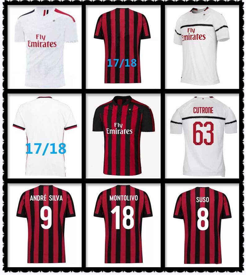 

Retro 17 18 19 20 Milan Soccer Jerseys AC 2017 2018 2019 2020 HIGUAIN CALHANOGLU SUSO Home Away 3rd Mens Footballs Shirt ANDRE SILVA CALHANOGLU RODRIGUEZ Uniforms