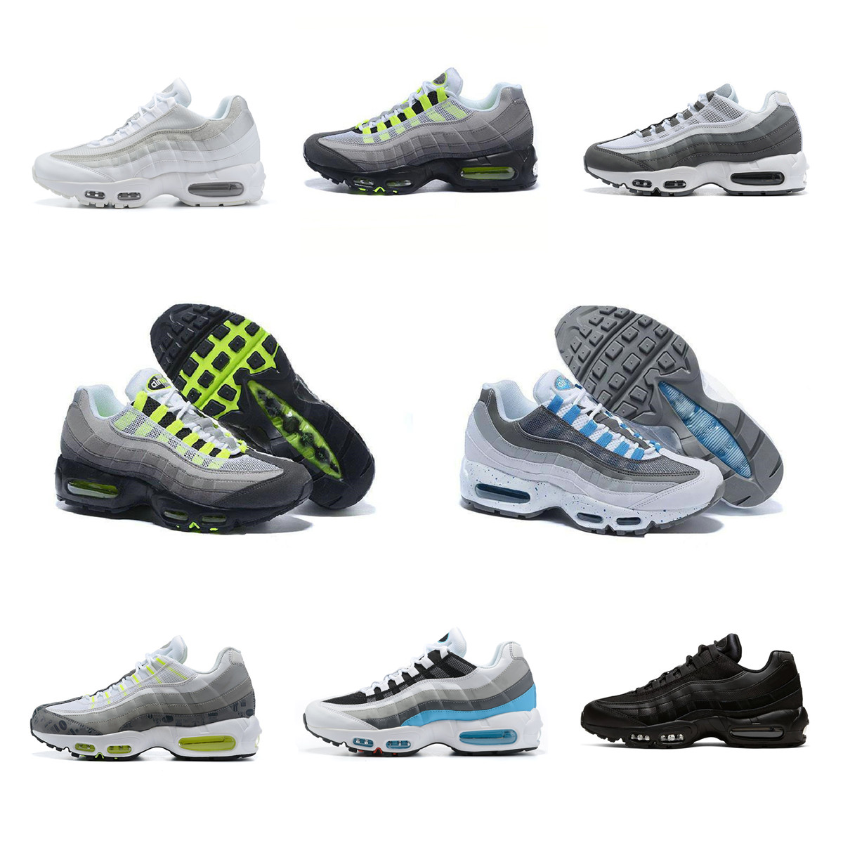 

2022 Greedy 3.0 NYC 95 95s Taxi mens running shoes KIM JONES Yin yang og triple black white Recycled Wool NSW Michigan neon Cork De lo mio Essential men Sneakers, Pay for box