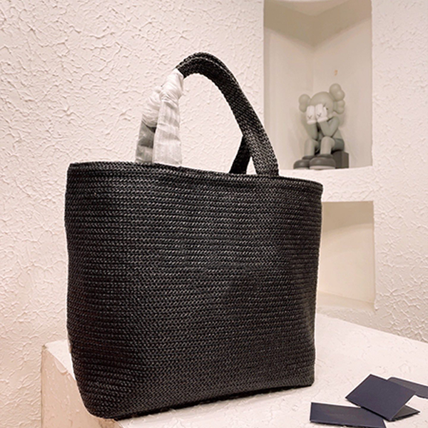 

Superior quality Bucket Tote bags letter handbags triangle Vegetable basket new summer vacation beach straw bag woven shopping bag women's shoulder diagonal p, Customize