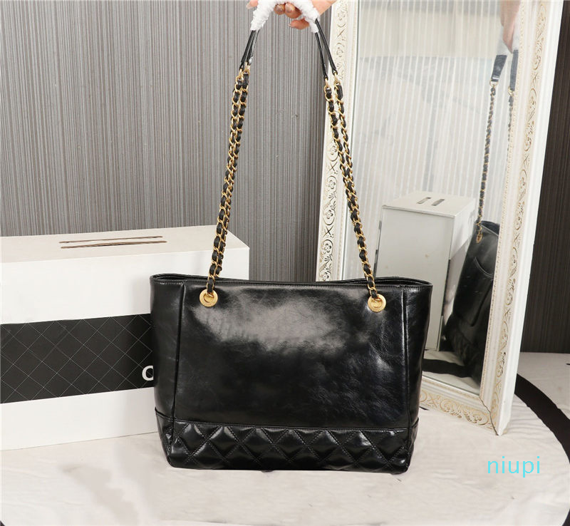 

Super quality leather handbag women's retro diamond pattern shoulder bag large capacity all-match Pocket