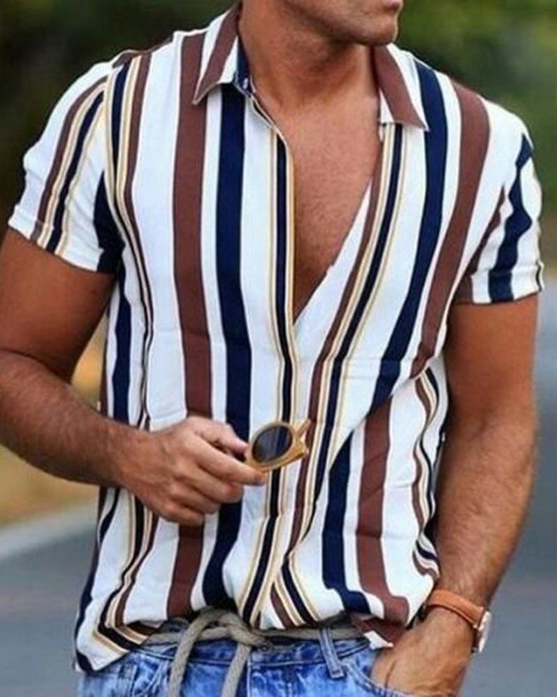 

Men' Casual Shirts High Quality Fashion Men' Shirt Turn-down Collar Button Chemise Letter Print Long Sleeve Men Street PartyMen, A001
