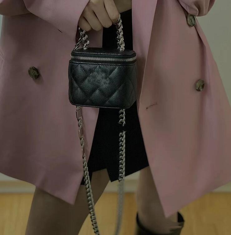 

Designer Box Wallet Cellphone Pouch Classic Style Chain Womens Single Shoulder Messenger Bag Handbag High Quality Women Fashion Leather Wallets, Box (not for individual sale)