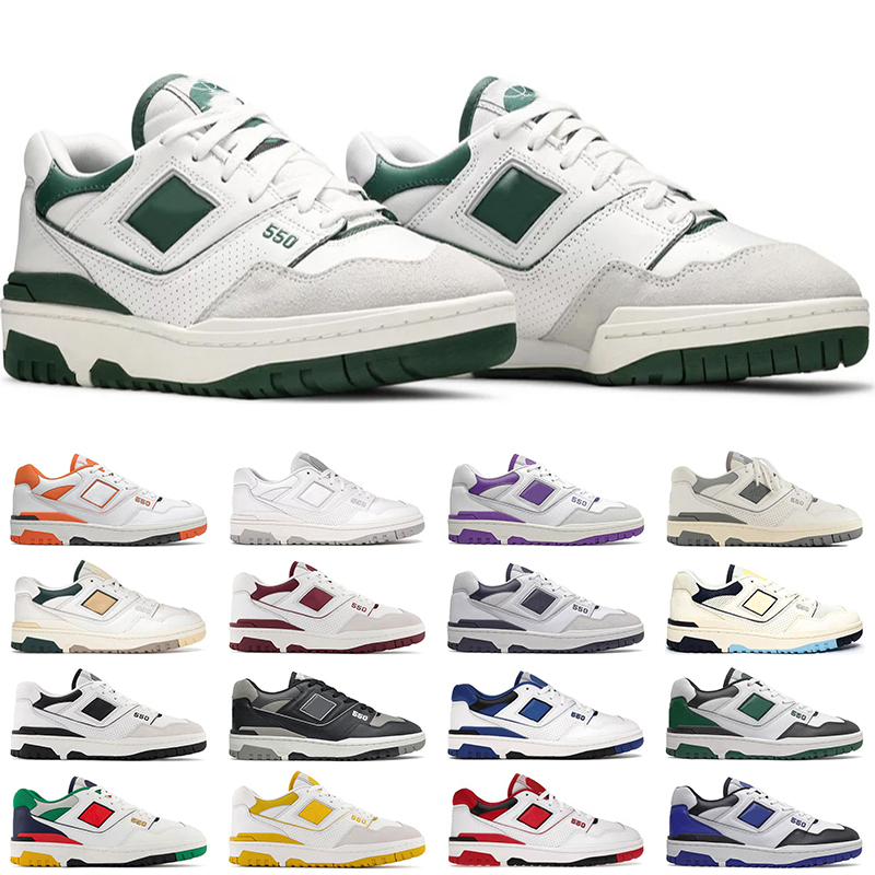 

550 Running Shoes White Green Rich Paul Sea Salt Black University Blue Syracuse White Grey Mens Trainers Sneakers, # 5