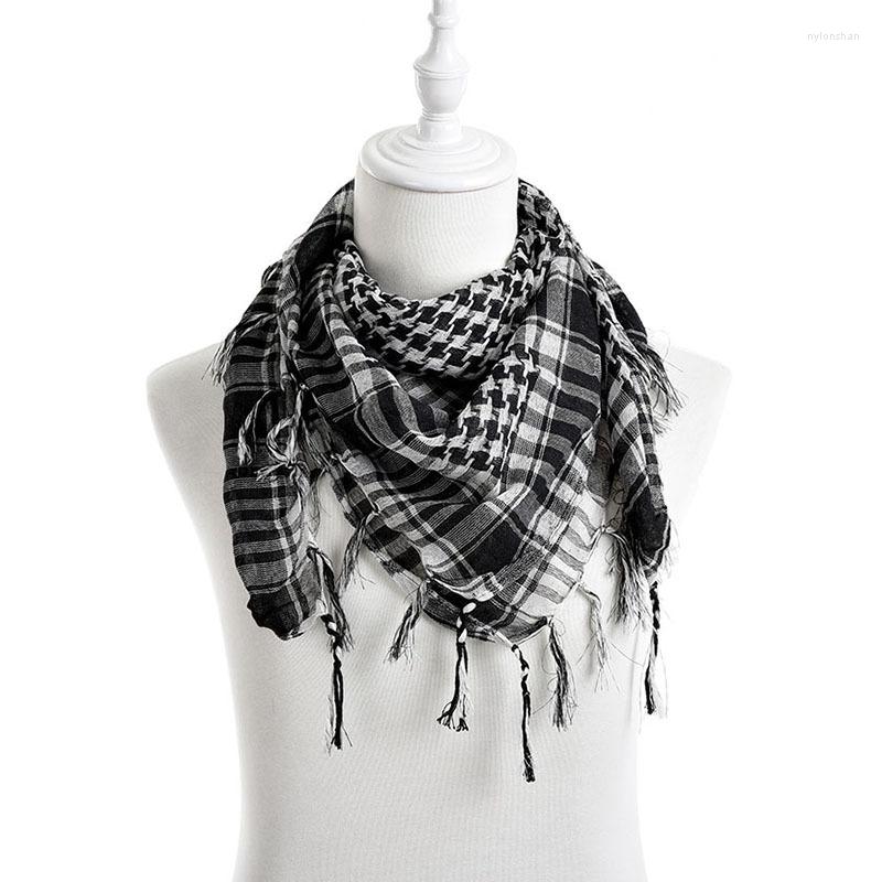 

Scarves Unisex 5Colors Women Men Checkered Arab Grid Neck Keffiyeh Palestine Scarf Wrap