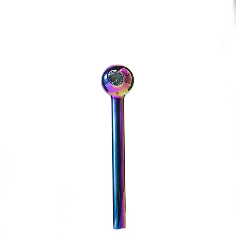 

nano plating smoke glass oil burner pipe colorful quality smoking pipes great tube nail tips