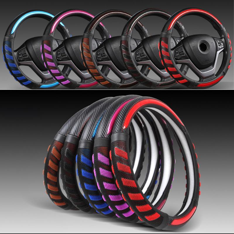 

Steering Wheel Covers 15" Non-Slip Honeycomb Universal Breathable 38cm Car Styling Interior Decoration Breathful DropSteering