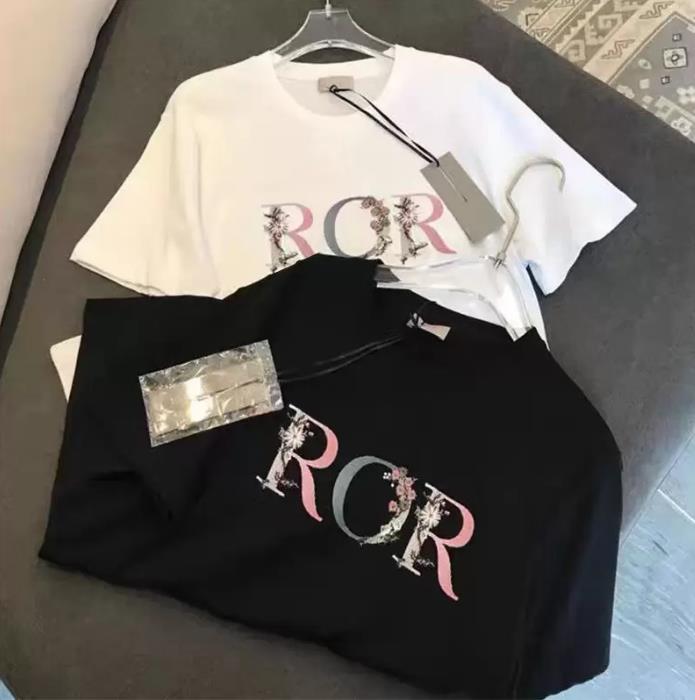 

22ss Designer Brand Mens Womens T Shirts Plus Size Tees Shirts 100% Cotton Summer Casual Couples Short Sleeves Printed Round Neck -XXXXL, Black