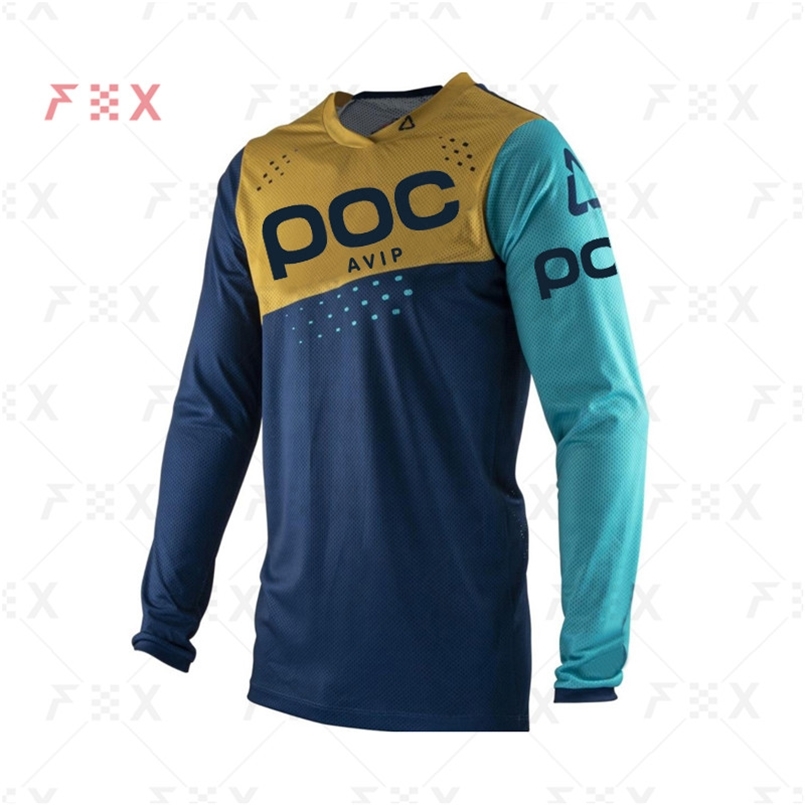 

Off Road ATV Racing T Shirt AM RF Bicycle Cycling Bike Downhill Jersey Motorcycle Motocross MTB AVIP POC JERSEY 220728, B10