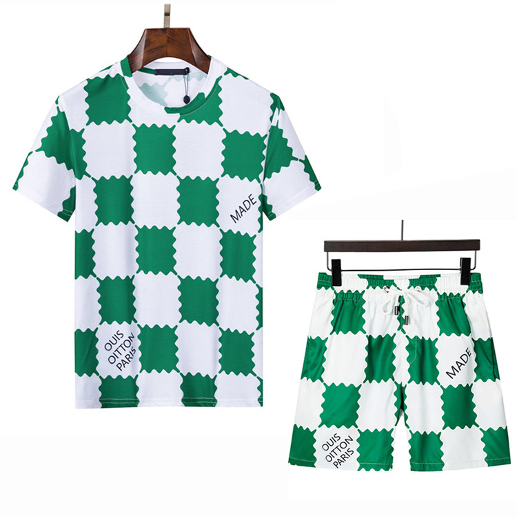 

Mens Designers Tracksuits Summer Sports Short Sleeve Suits Fashion T Shirt Seaside Holiday Shirts Shorts Sets woemns Set Outfits Sportswears Asian size -3XL #11