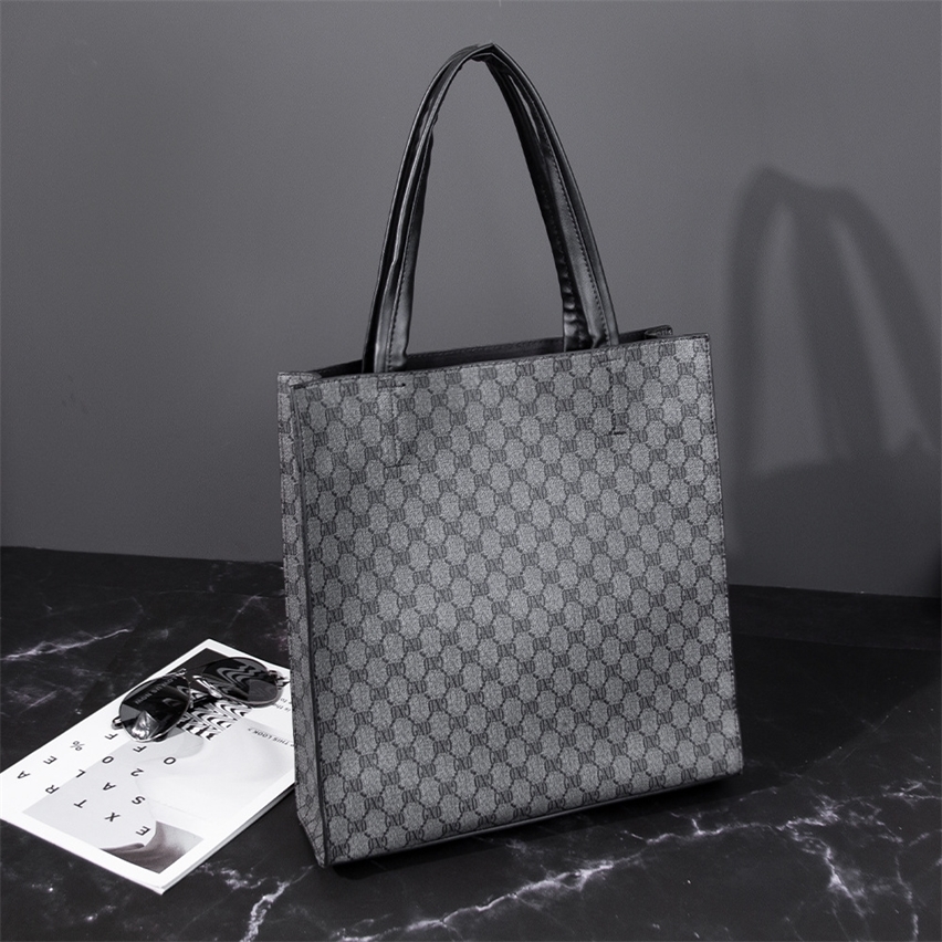 

Purse new men's and women's computer bag single shoulder bag handbag simple youth leisure briefcase, Gxd black grey