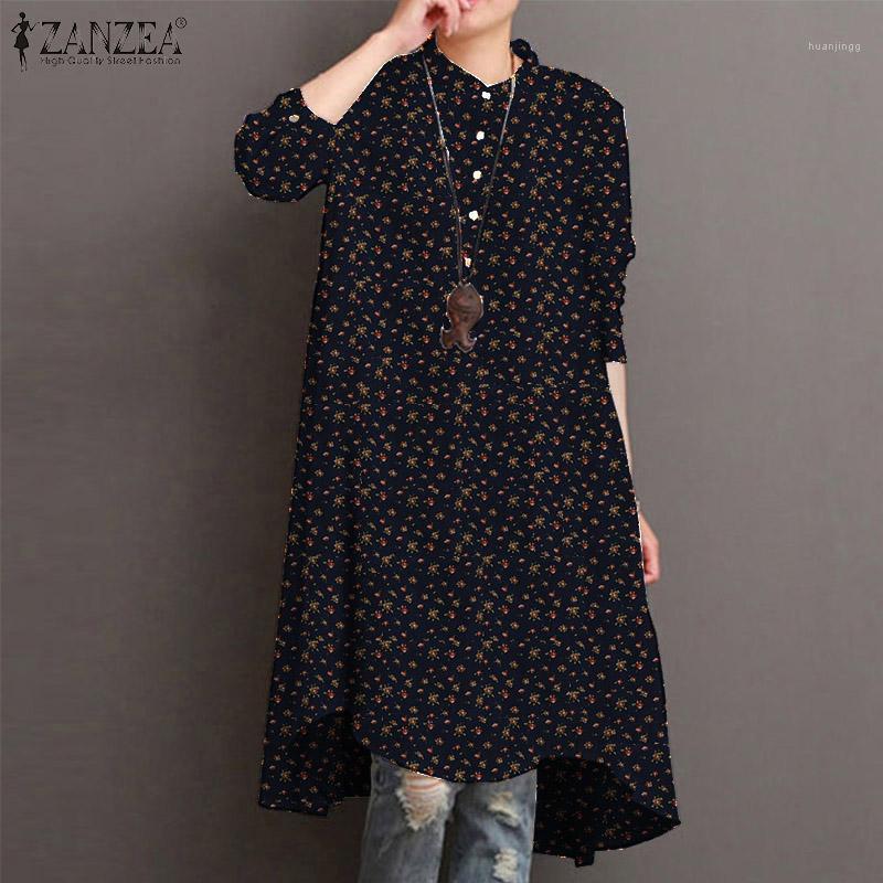 

Autumn Long Sleeve Shirt Vintage Women Floral Printed Tops Casual Retro Cotton Linen Blouse Femininas Blusas Women' Blouses & Shirts, Green