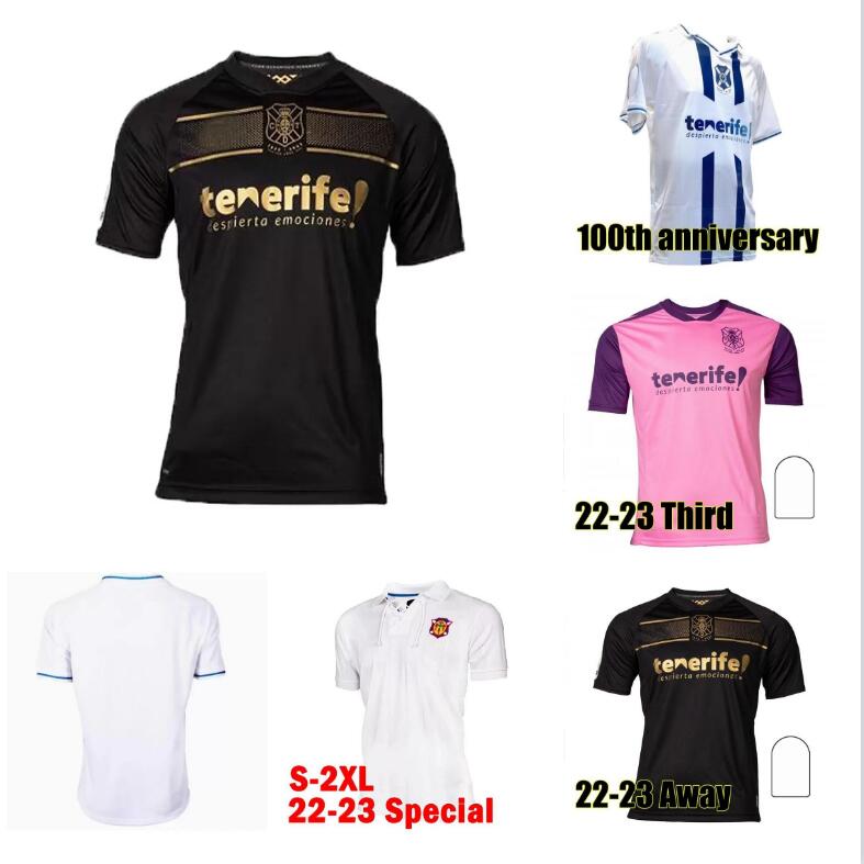 

22 23 CD Tenerife Mens Soccer Jerseys SUSO N.T. L. MILLA J. NARANJO Home Football Shirt BERMEJO SIPCIC POMARES Adult Short Sleeve Uniforms