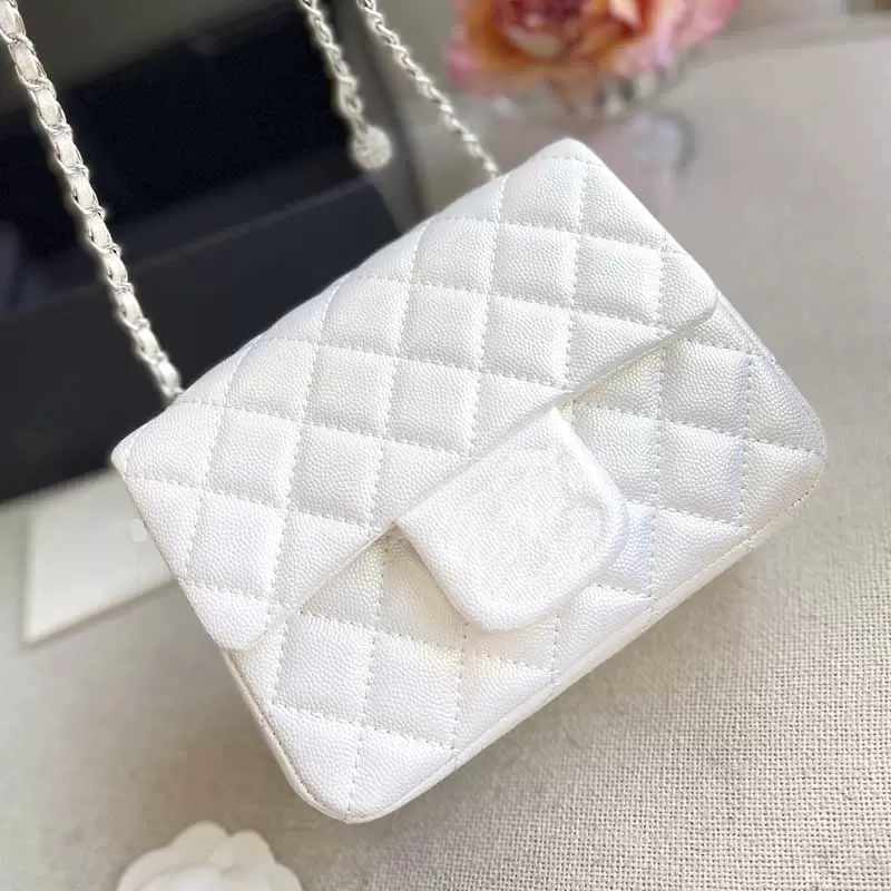 LY Womens Luxury Crossbody Designer Bags Solid Color Genuine Leather Classic Handbag Flap Diamond-encrusted Ball Adjuster Diamond Quilting Should