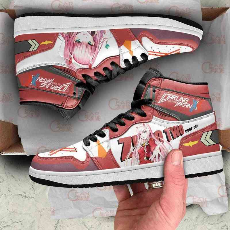

Zero Two Darling in the Franxx Sneakers Code 002 Anime Shoes, Others