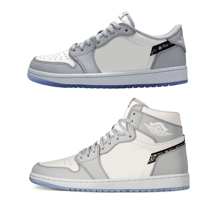

2022 Authentic 1 Low High OG Outdoor Shoes Men Wolf Grey Sail Photon Dust White 1S Limited Sneakers Sports With Box, Don't buy it