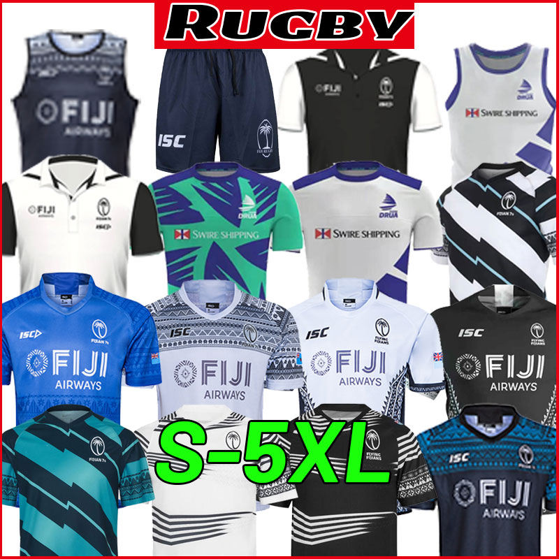 

Mens 2020 Fiji Rugby Jersey 2019 World Cup Jersey 20 21 Fiji 7s Super Rugby shirts Zealand Home Away Jersey shirt Vest PANTS 2021 2022, As shown