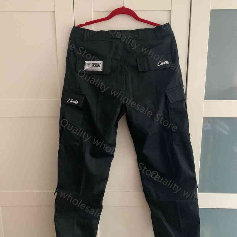 

Corteiz Pants Designer Cargo Pocket Hip Hop Street Casual High Quality Long, Black
