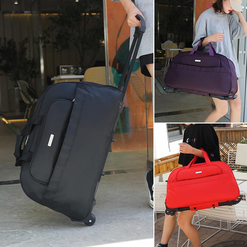 

Suitcases Luggage Trolley Bag Travel Large Capacity Foldable Duffle Cabin Suitcase With Wheels For Women Men Hand Carry On Bags X5