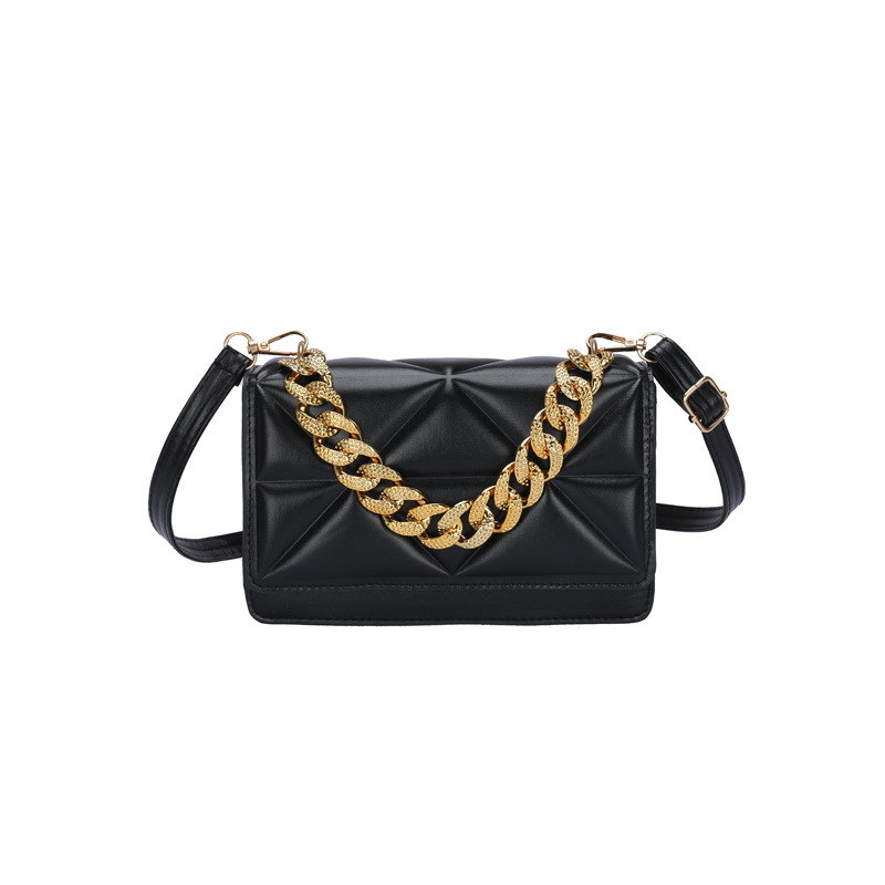 

HBP Package handbags fashion small square bag rings ring chain handbag shoulder lady purse, Red