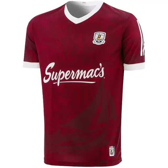

2021 Galway GAA Home Jersey 2021/22 IRELAND GALWAY TRAINING RUGBY JERSEY size S