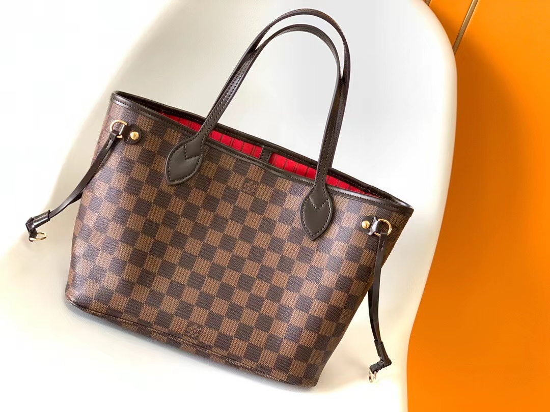 

lv neverfull tote shopping bags, Coffee flower with red inside